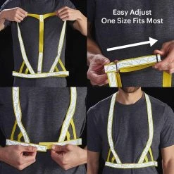 Nathan Vibe Reflective Vest 7 Nathan Vibe Reflective Vest -New Balance sales 09 NS2066 0467 00 Vibe SafetyYellow Front 3 Copy