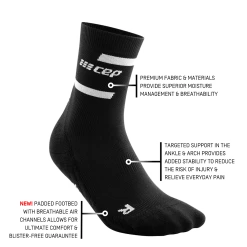 CEP Mid Cut 4.0 Socks 11 CEP Mid Cut 4.0 Socks -New Balance sales The Run mid cut 4.0 black infograph 1800x1800 copy