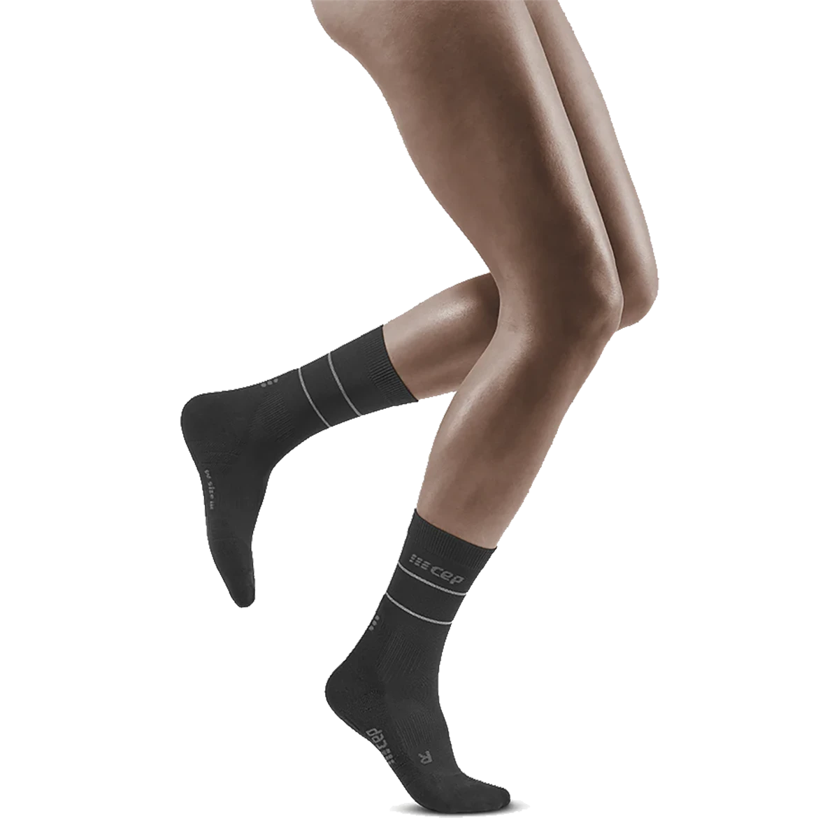 CEP Reflective Compression Mid-Cut Socks 3 CEP Reflective Compression Mid-Cut Socks