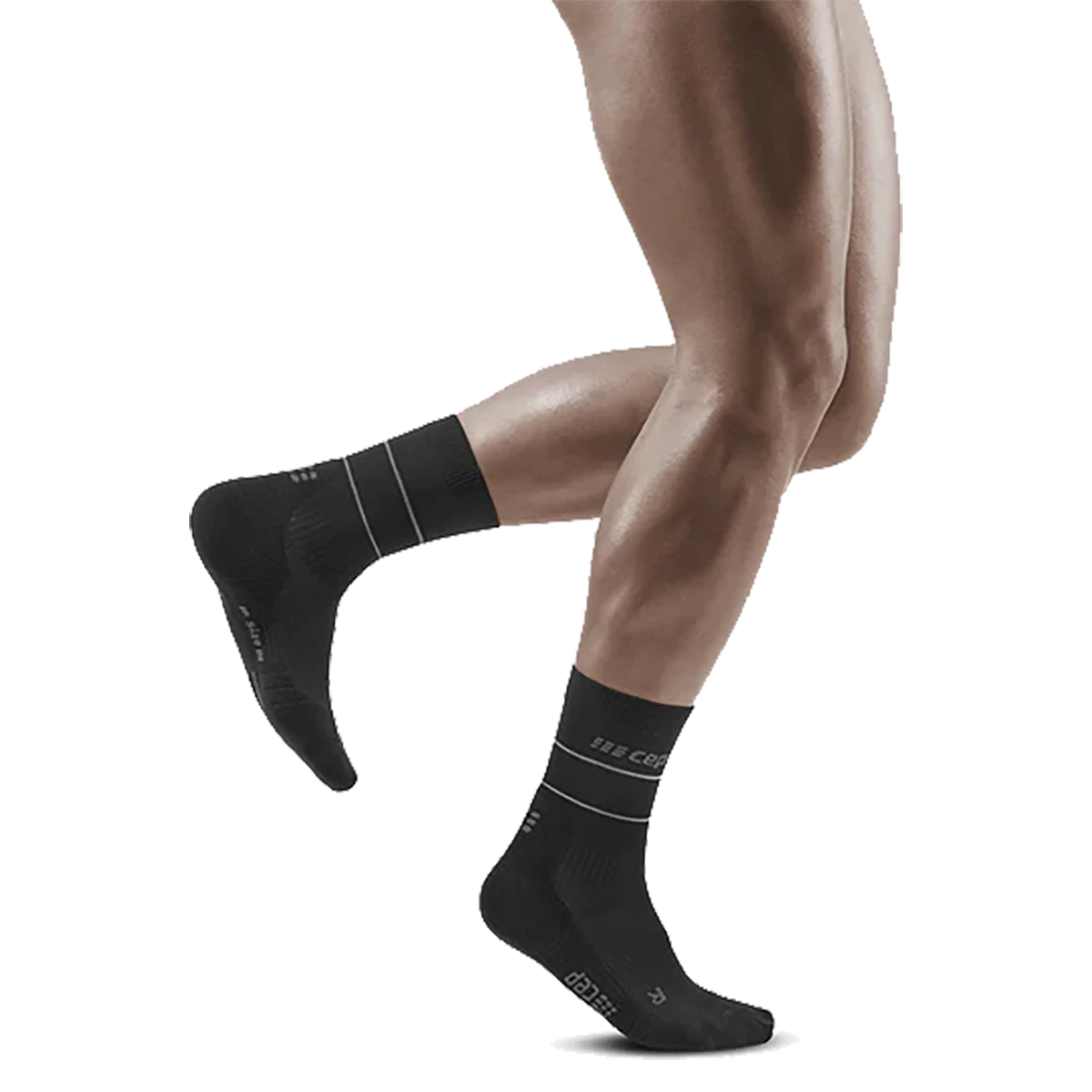 CEP Reflective Compression Mid-Cut Socks 3 CEP Reflective Compression Mid-Cut Socks